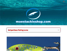 Tablet Screenshot of moestackleshop.com